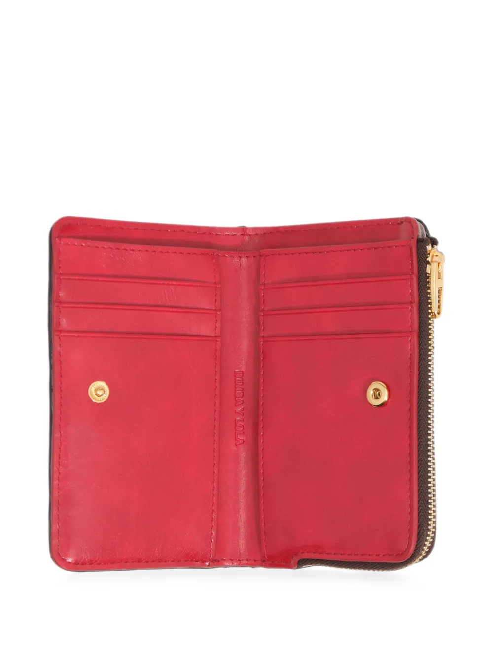 BIMBA Y LOLA Compacte gevlochten portemonnee Paars