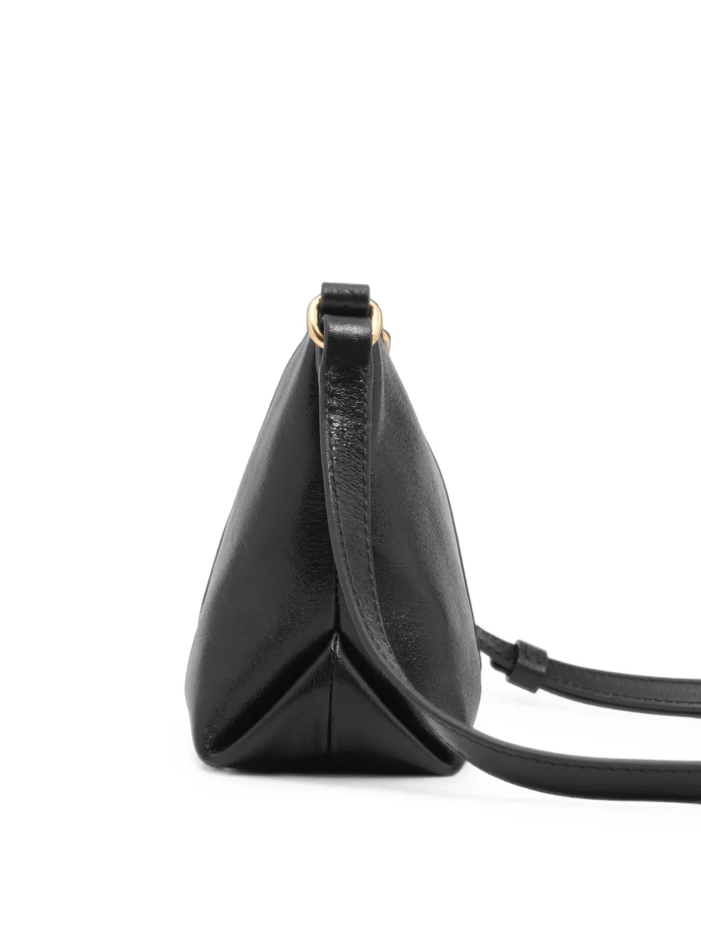 BIMBA Y LOLA Leren mini-crossbodytas Zwart