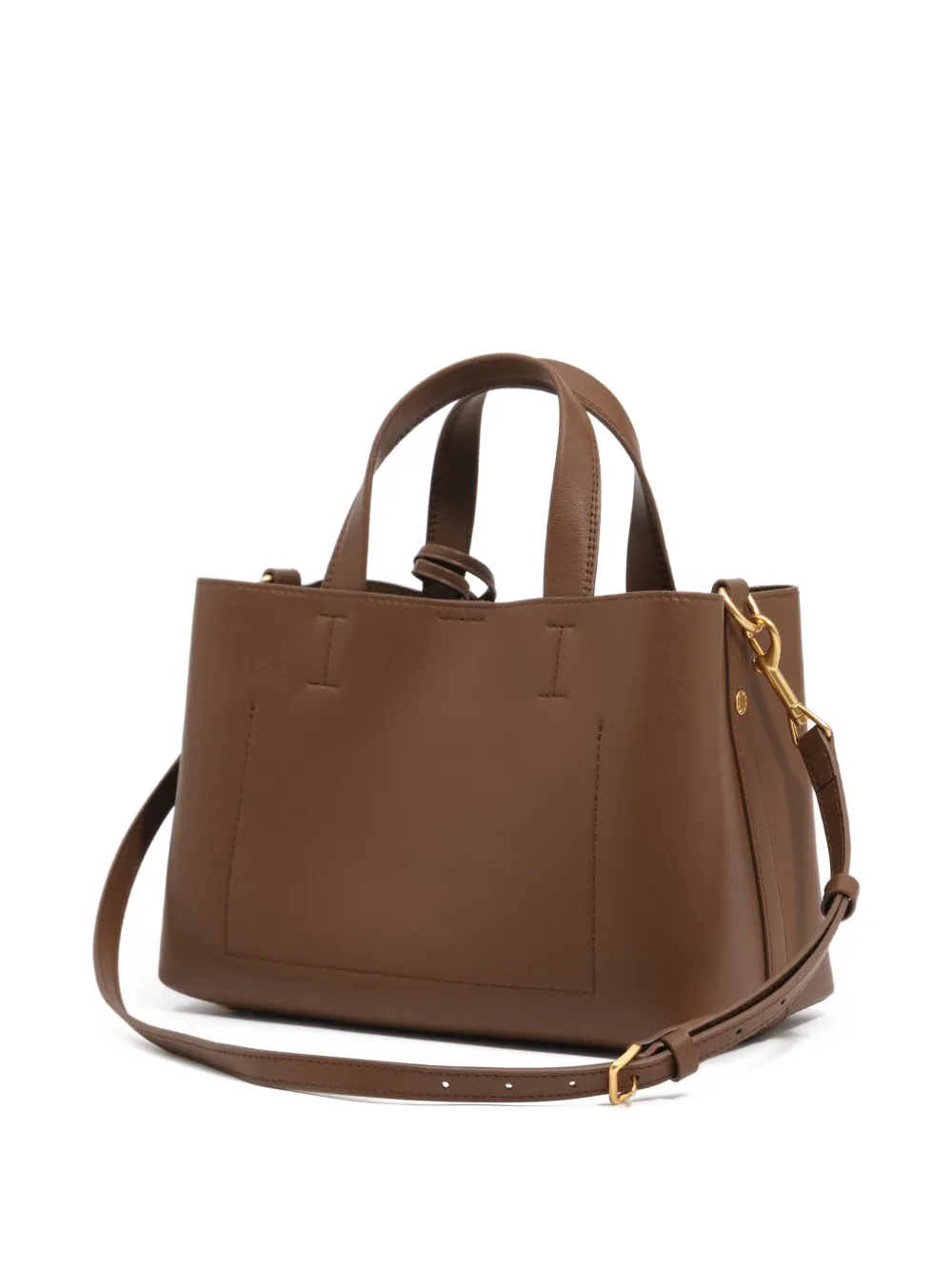 BIMBA Y LOLA Medium Chihuahua leren shopper Bruin