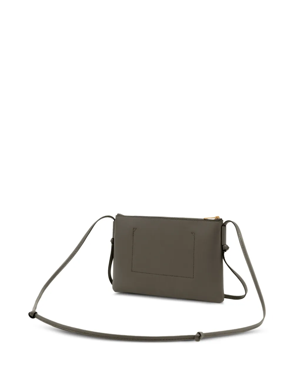 BIMBA Y LOLA Kleine leren clutch Grijs