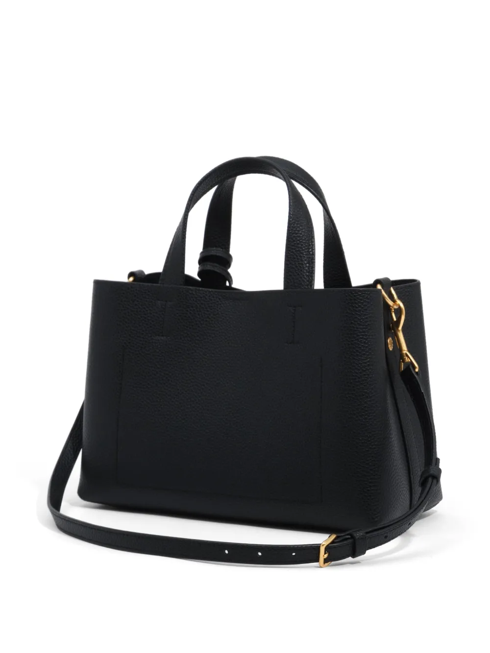BIMBA Y LOLA Medium Chihuahua leren shopper Zwart