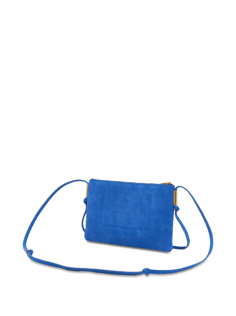 BIMBA Y LOLA Kleine suède clutch Blauw