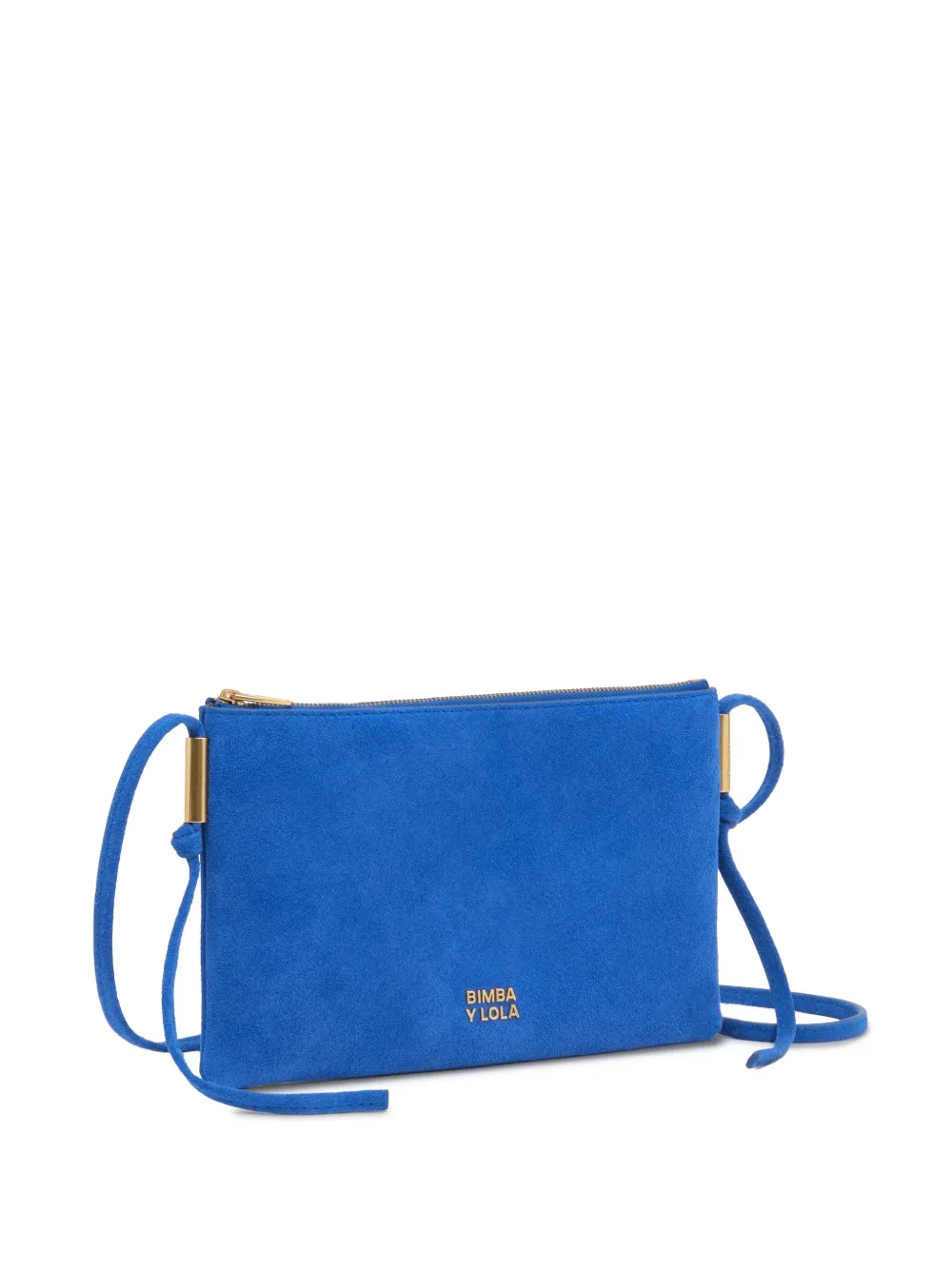 BIMBA Y LOLA petite pochette en daim - Bleu BIMBA Y LOLA petite pochette en daim - Bleu
