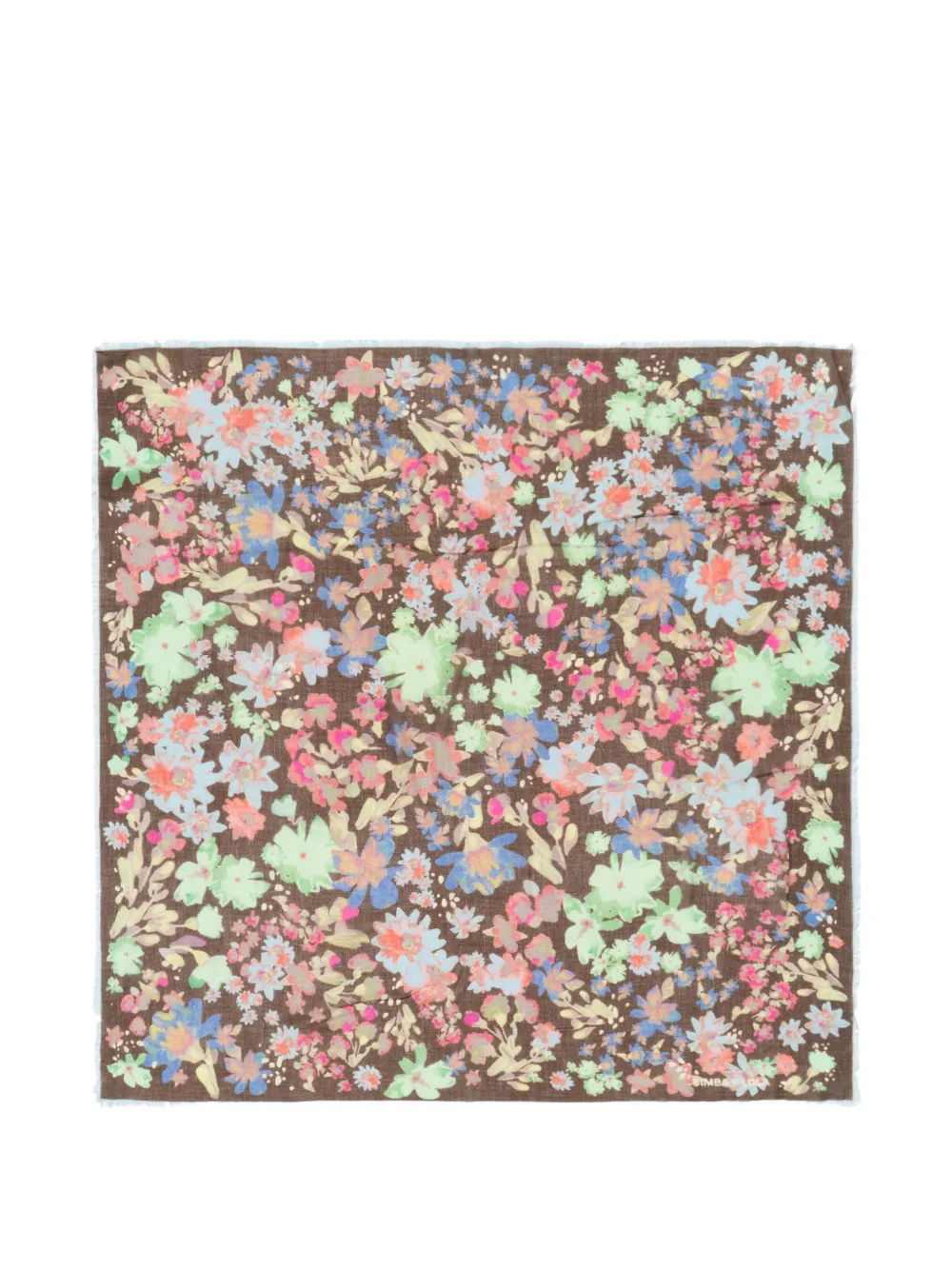 BIMBA Y LOLA Schal mit Aquarell - Braun