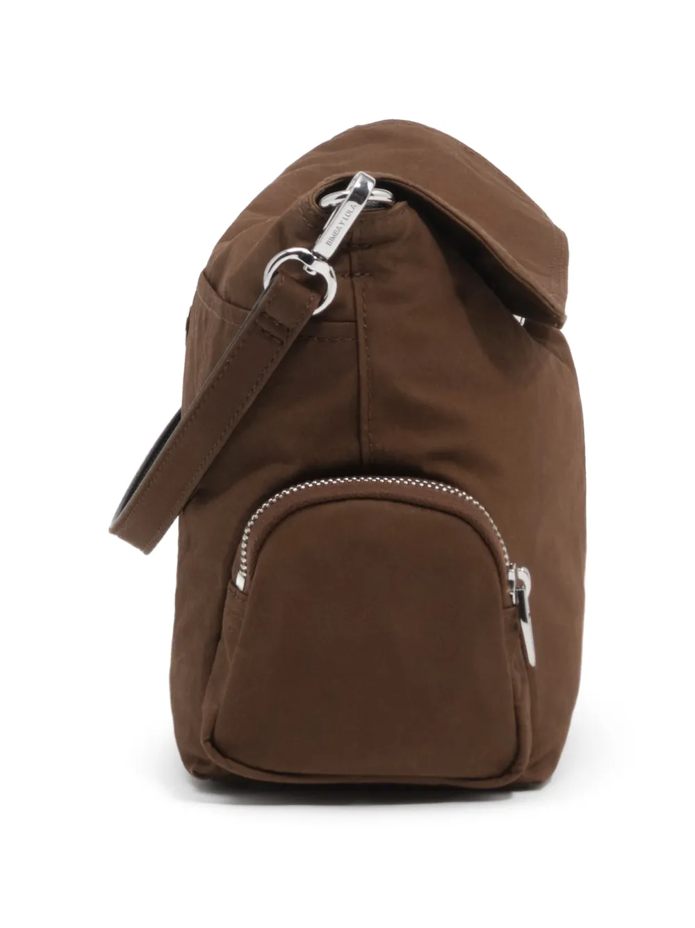 BIMBA Y LOLA Grote Pocket tas met klep Bruin