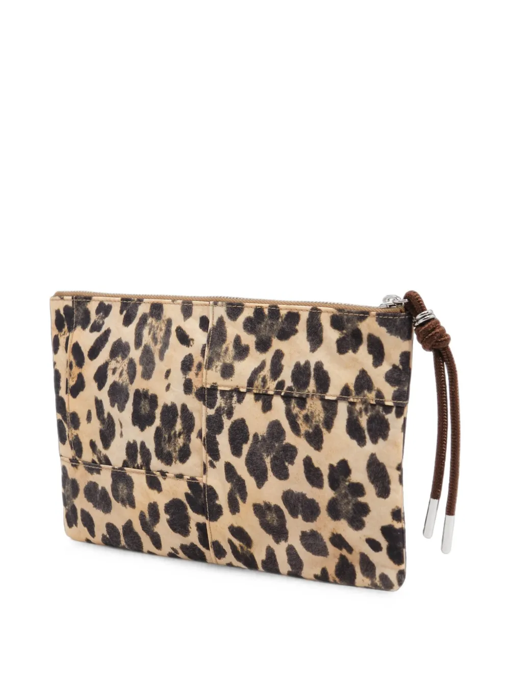BIMBA Y LOLA Nessier over-medium nylon hoes met luipaard-print Beige