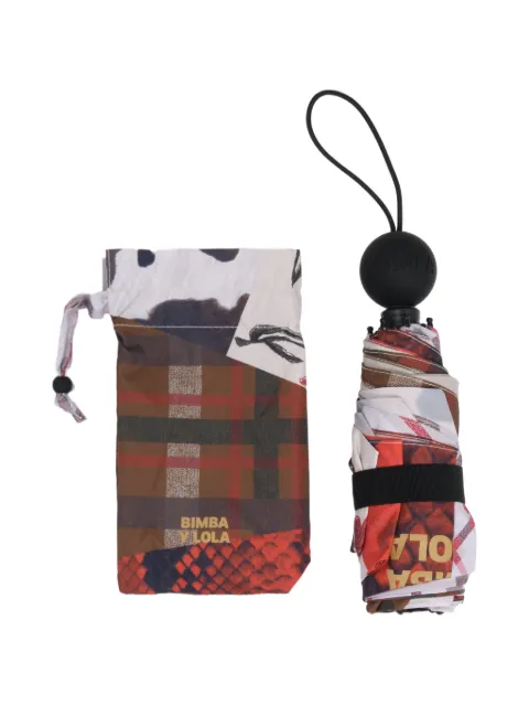 BIMBA Y LOLA  small python patchwork umbrella