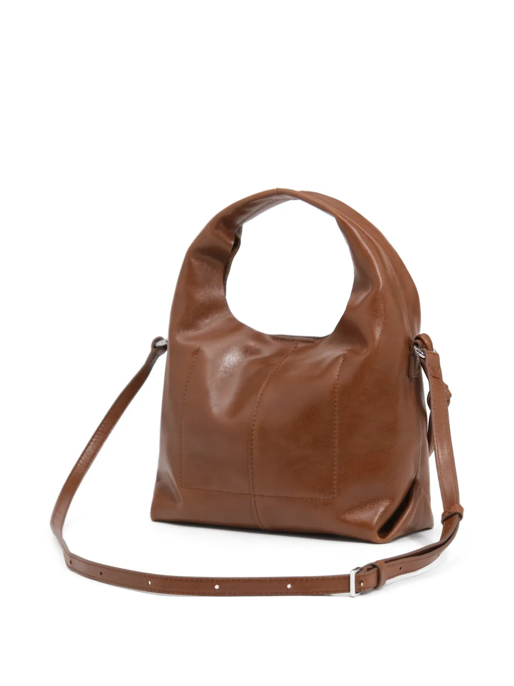 BIMBA Y LOLA Kleine Paper leren tas Bruin