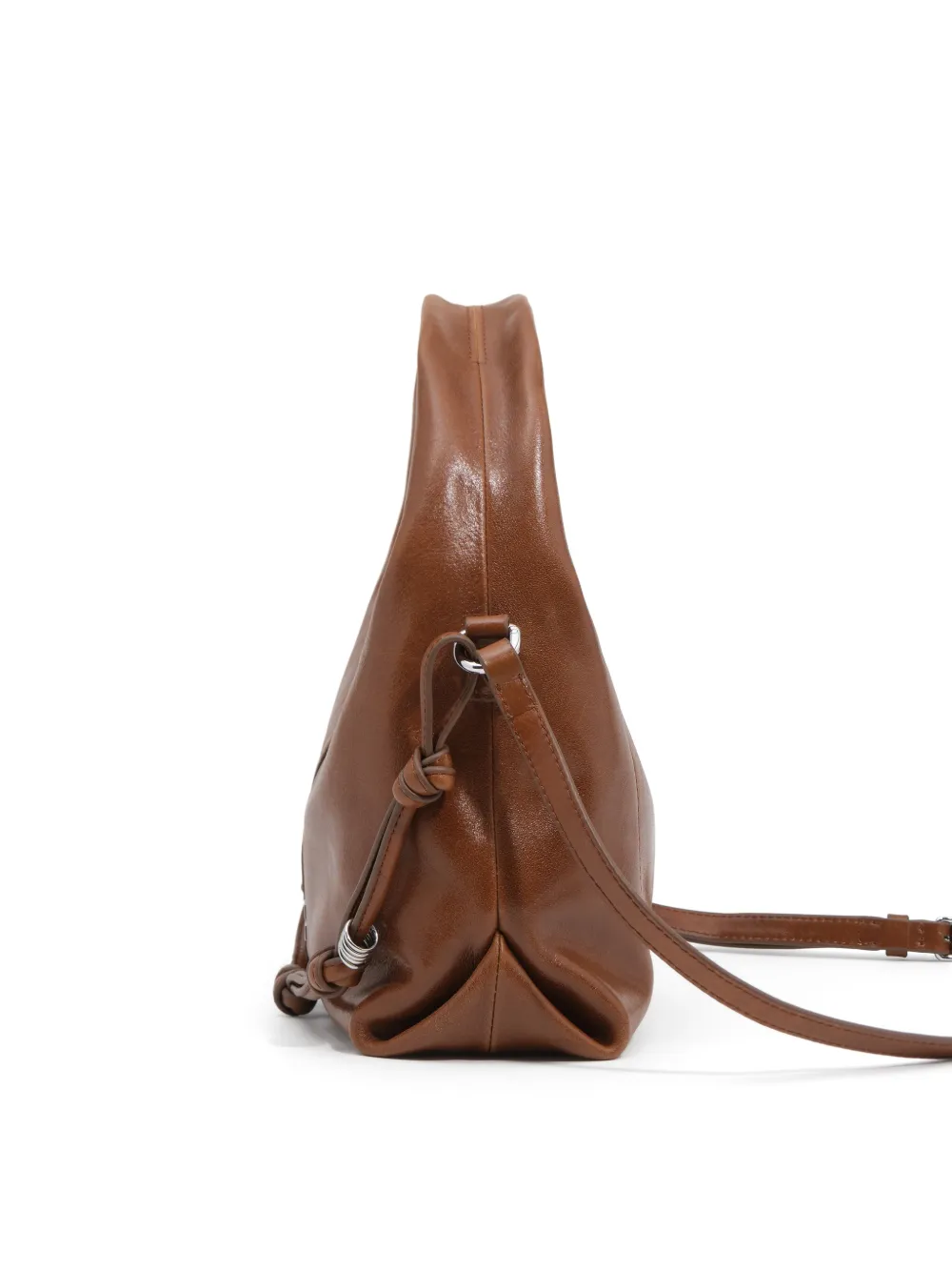 BIMBA Y LOLA Kleine Paper leren tas Bruin