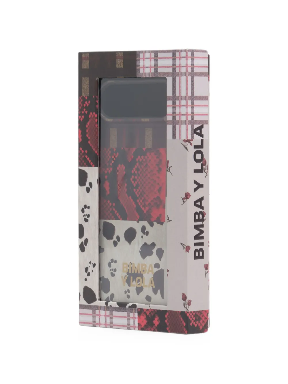 BIMBA Y LOLA Hard hoesje voor iPhone 17 Air met python-patchwork Beige