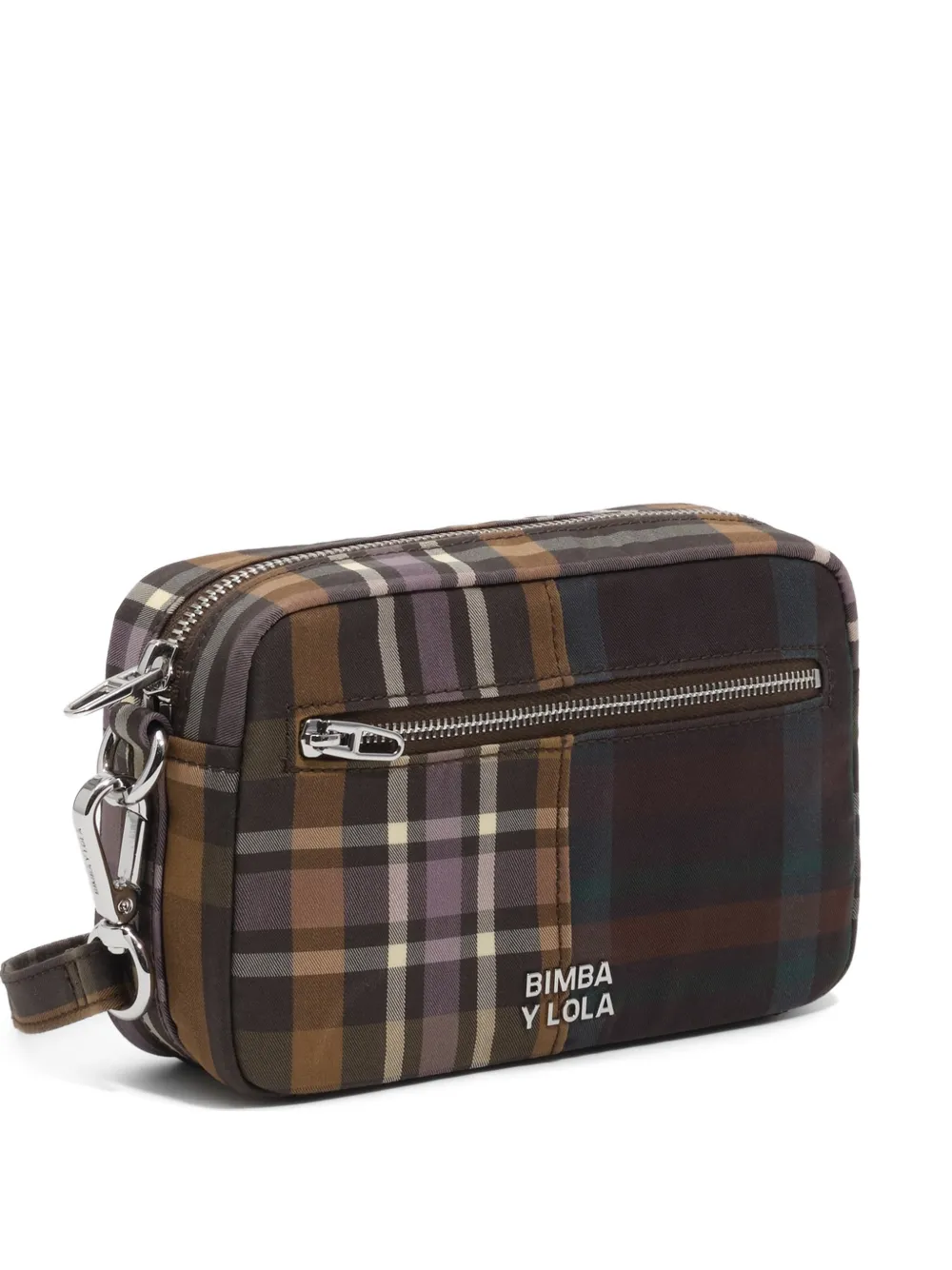 BIMBA Y LOLA Borsa a tracolla Superwax piccola - Marrone