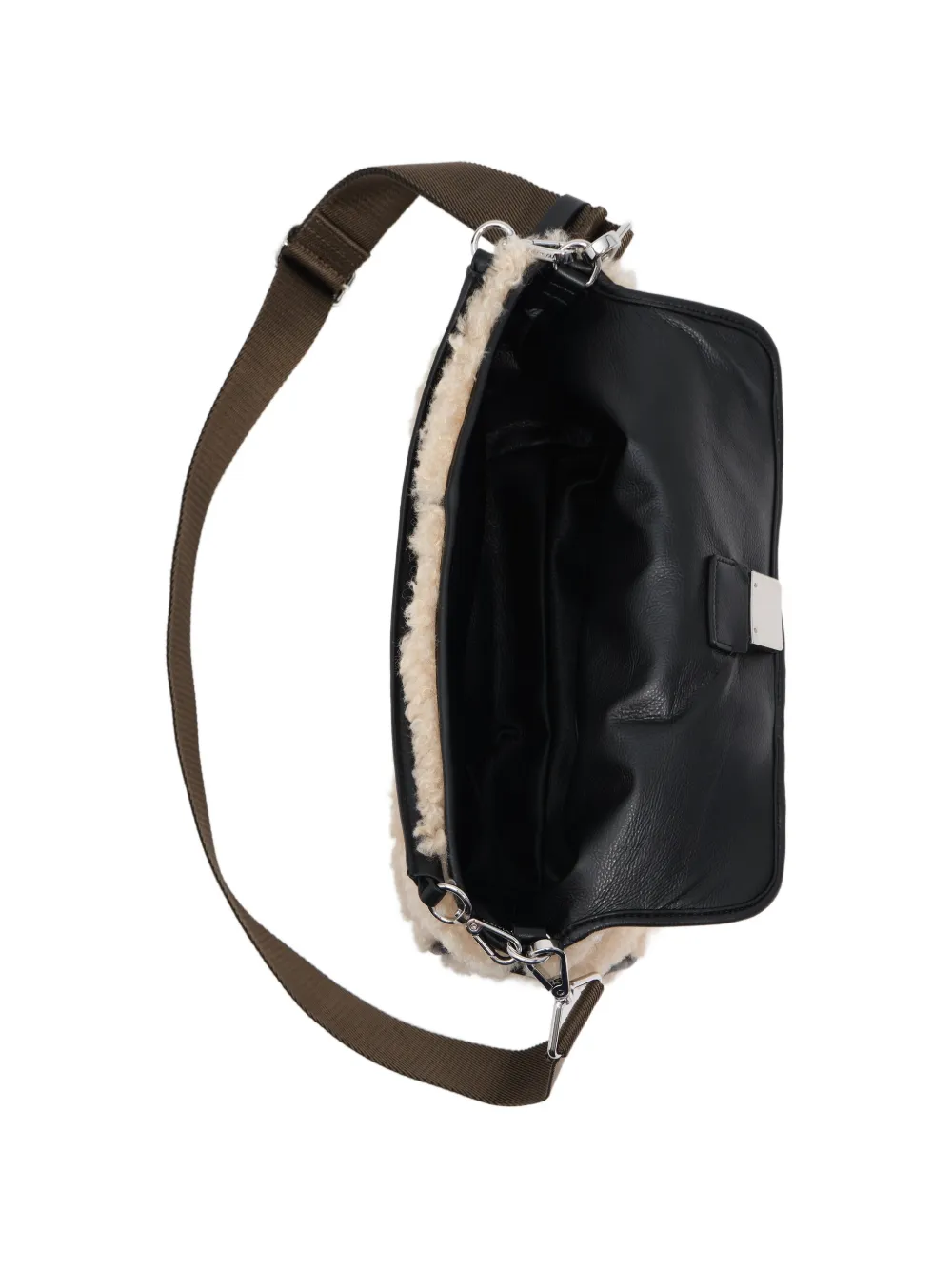 BIMBA Y LOLA Grote Pocket tas met klep Beige