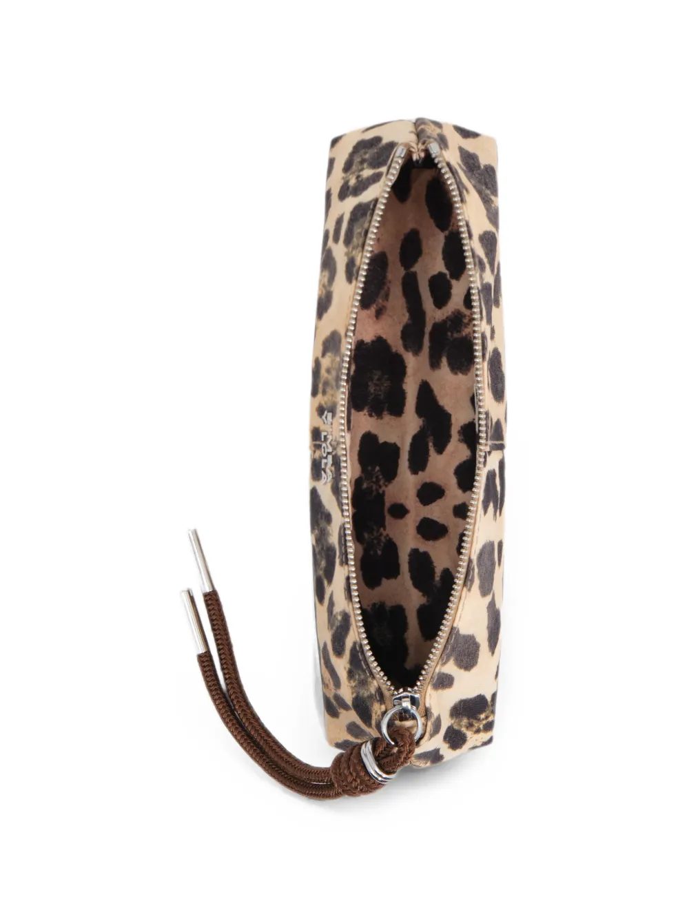 BIMBA Y LOLA Nylon hoesje met luipaard-print Beige