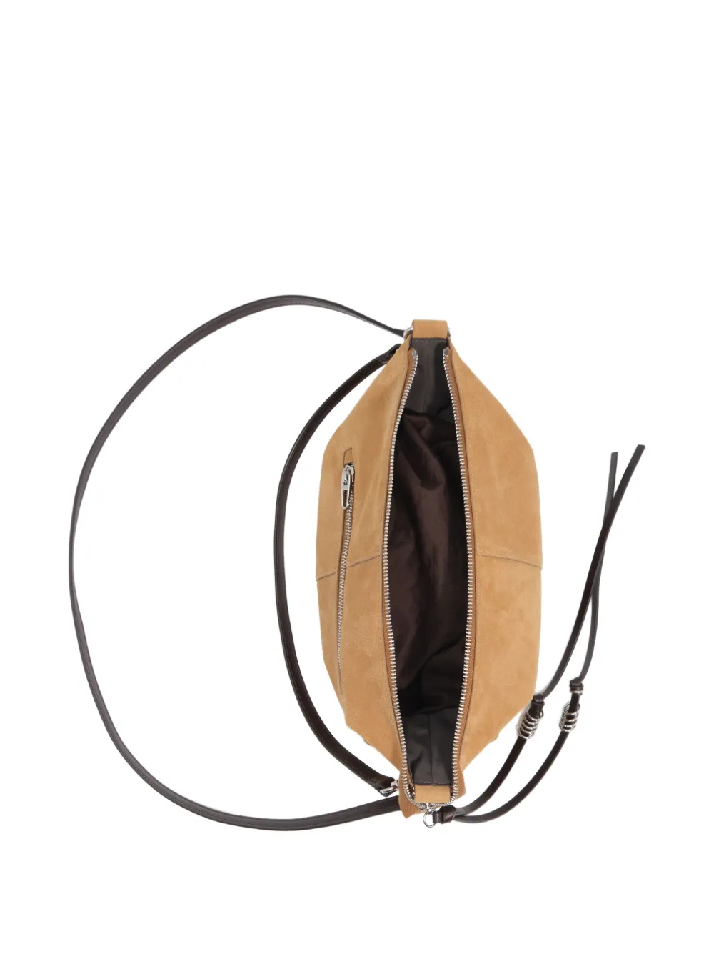 BIMBA Y LOLA Grote Madrid suède tas Beige