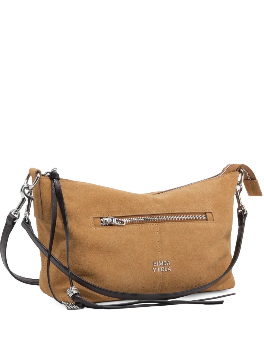 BIMBA Y LOLA grand sac Madrid en daim beige - Tons neutres