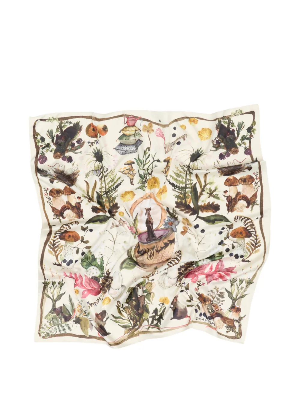 BIMBA Y LOLA Enchanted Garden sjaal Beige