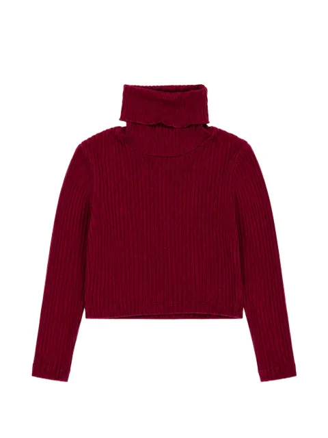 Miss Grant Kids Gerippter Rollkragenpullover