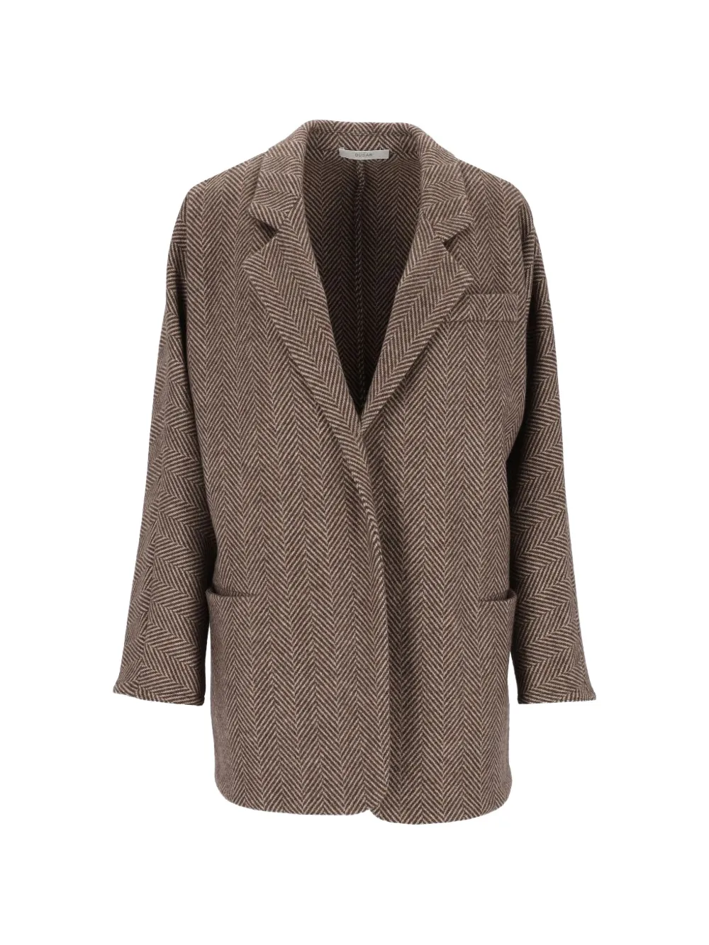 Dušan Herringbone Blazer In Brown