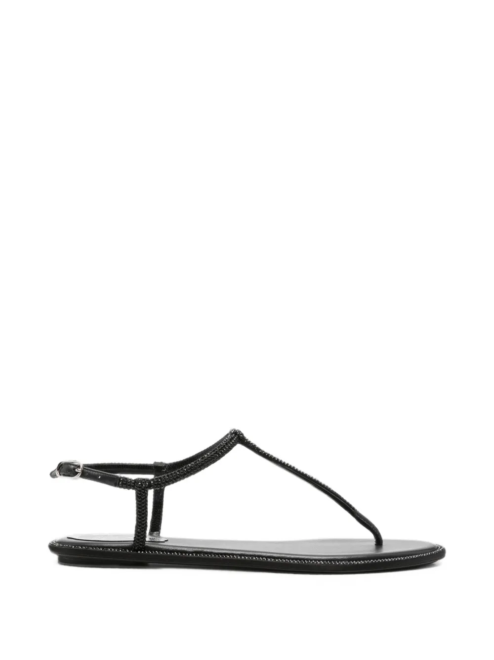 René Caovilla Diana crystal-embellished leather sandals