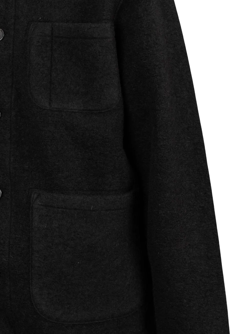 Universal Works Field button-up jacket Zwart