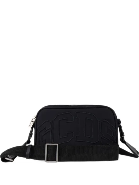 GCDS logo-embroidered cross body bag