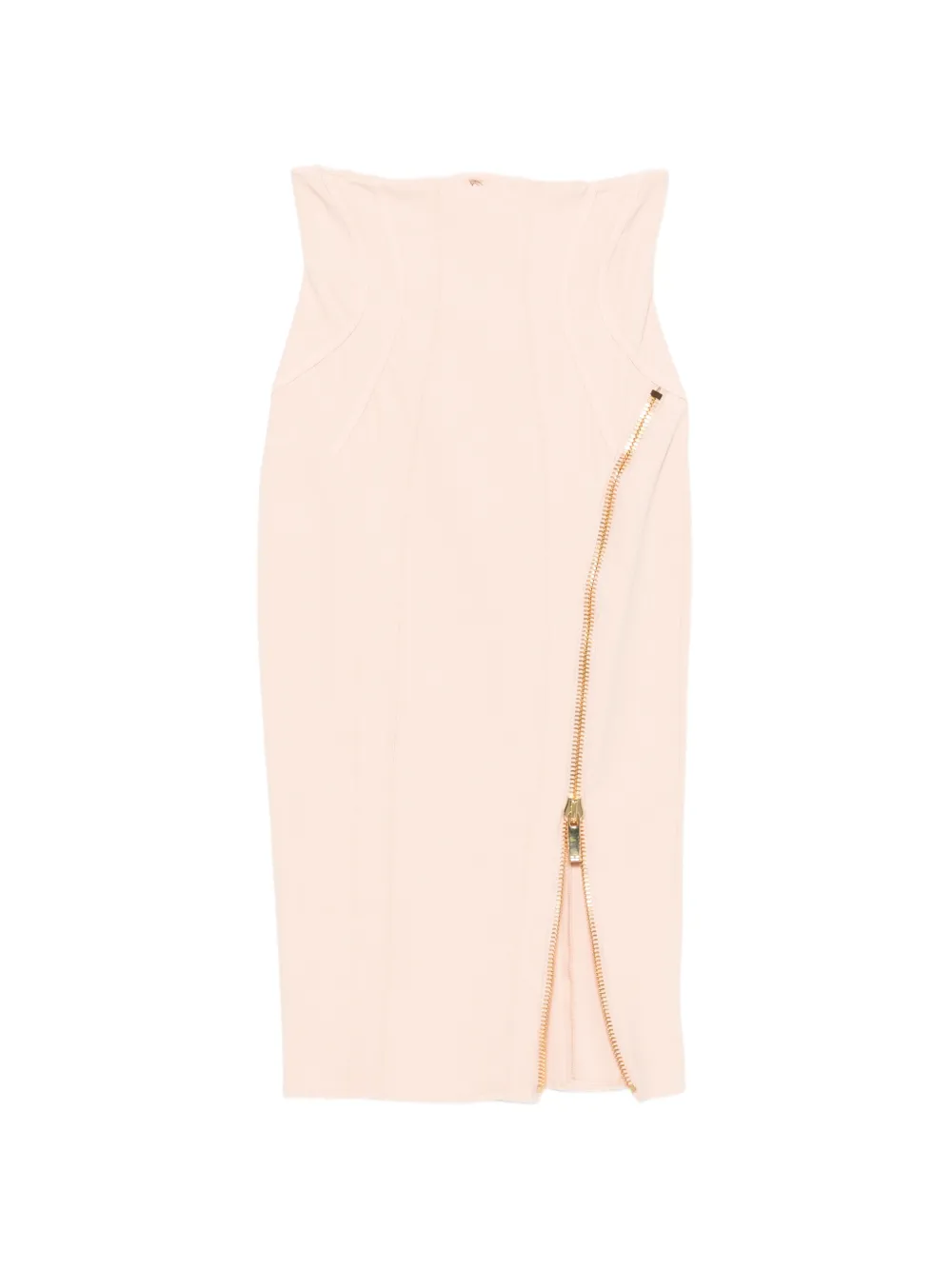 Elisabetta Franchi zip-detail pencil skirt - Rosa