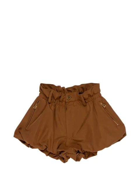 Miss Grant Kids paperbag-waist balloon-hem shorts