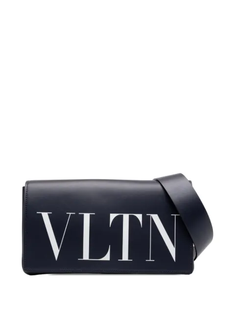 Valentino Garavani Pre-Owned 2018-2026 Leather VLTN Flap crossbody bag