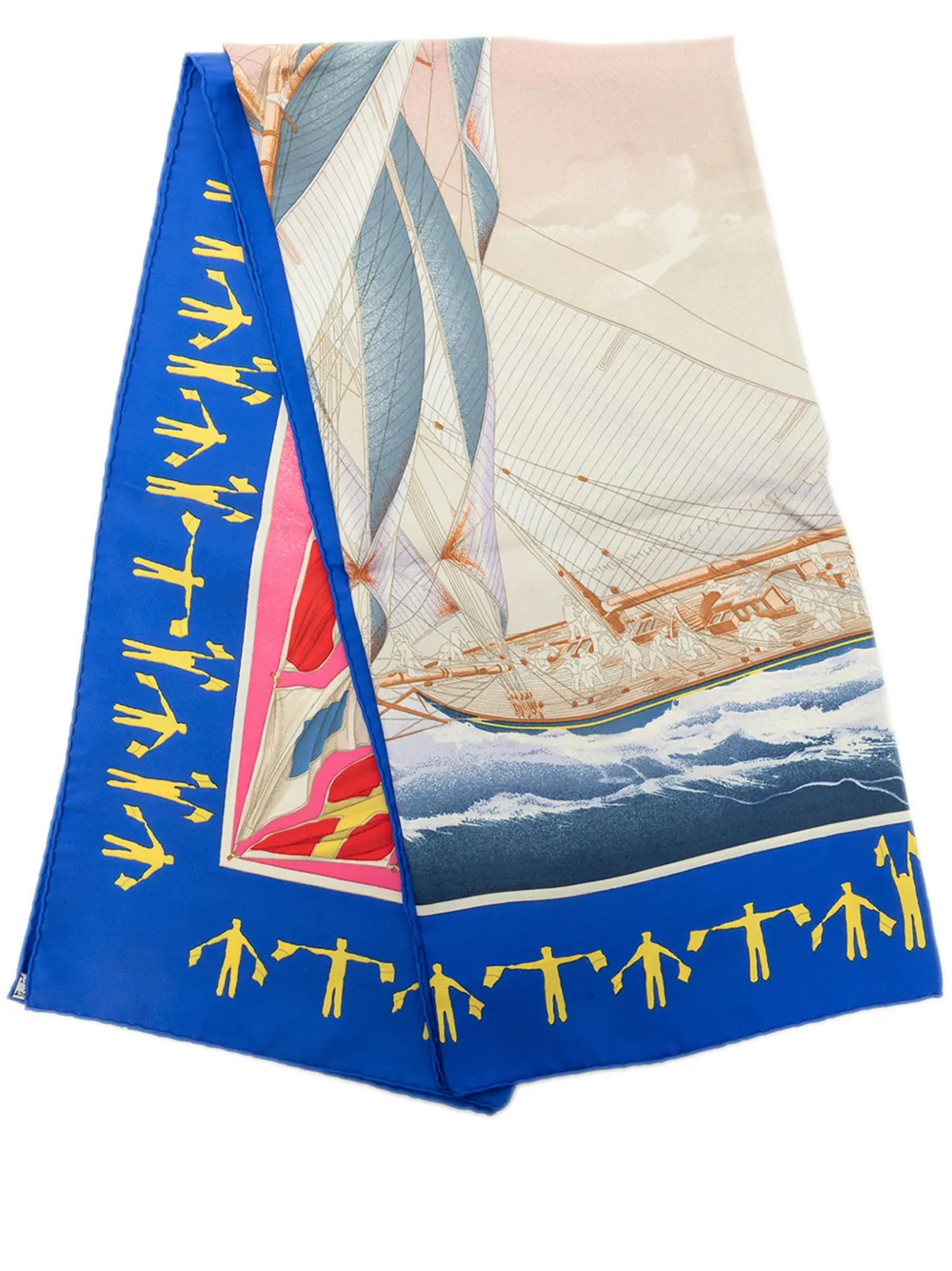 Hermès Pre-Owned 1980-2010 En Course Seidenschal 90cm - Blau