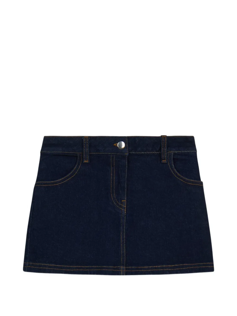 GCDS Gonna denim con stampa - Blu