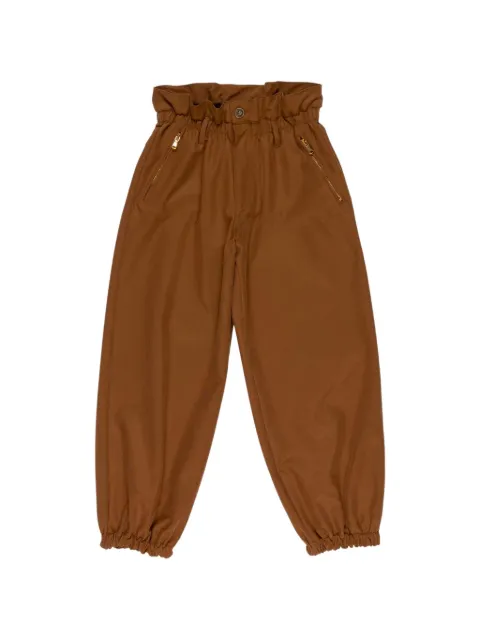 Miss Grant Kids elasticated-waist tapered trousers