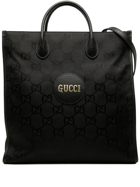 Gucci Pre-Owned GG Off the Grid 尼龙两用中号手提斜挎包(2000-2015年典藏款)
