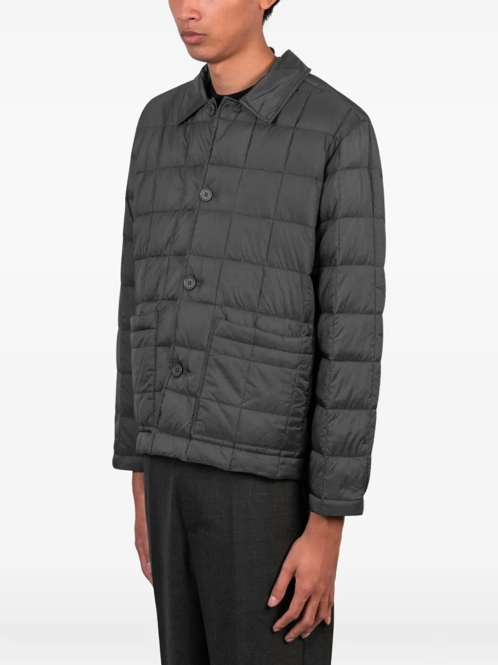 Universal Works x TAION Down Rams quilted jacket Grijs