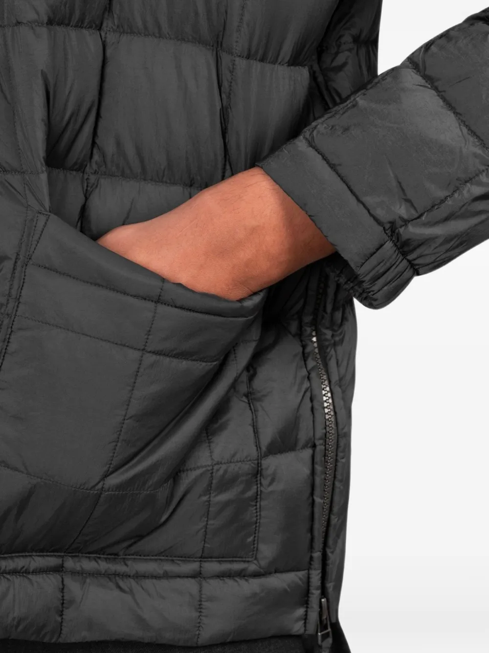 Universal Works x TAION Down Rams quilted jacket Grijs