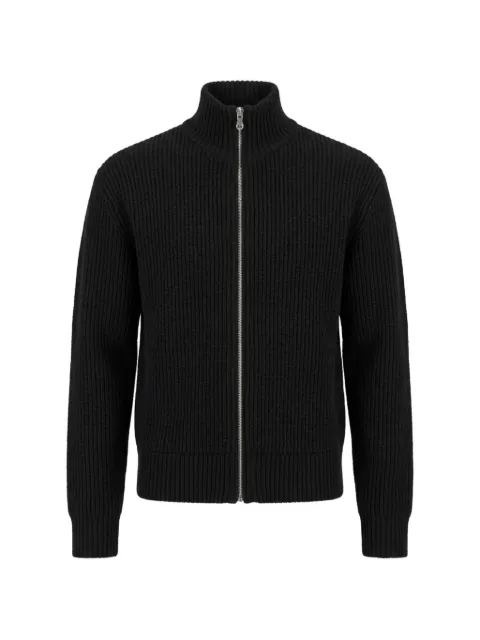 Berner Kühl ribbed-knit zip-up cardigan