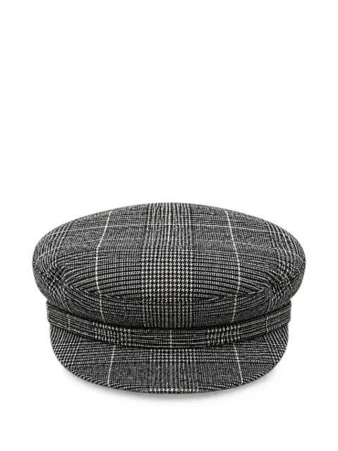 Miss Grant Kids Glen check baker boy hat