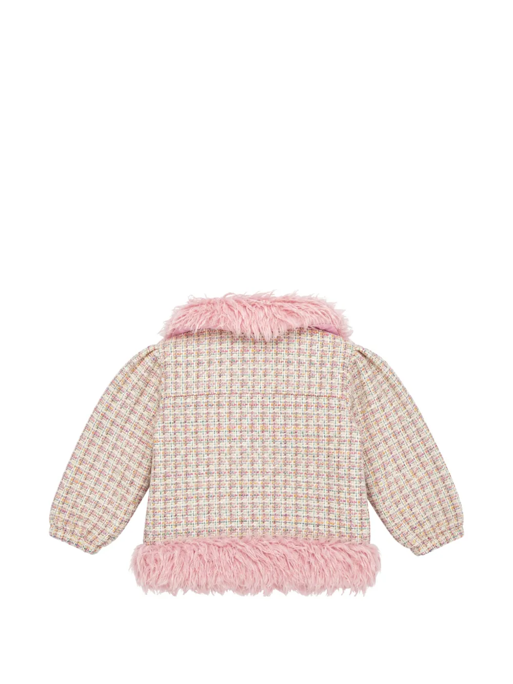 Miss Grant Kids Button-up tweed jack Roze