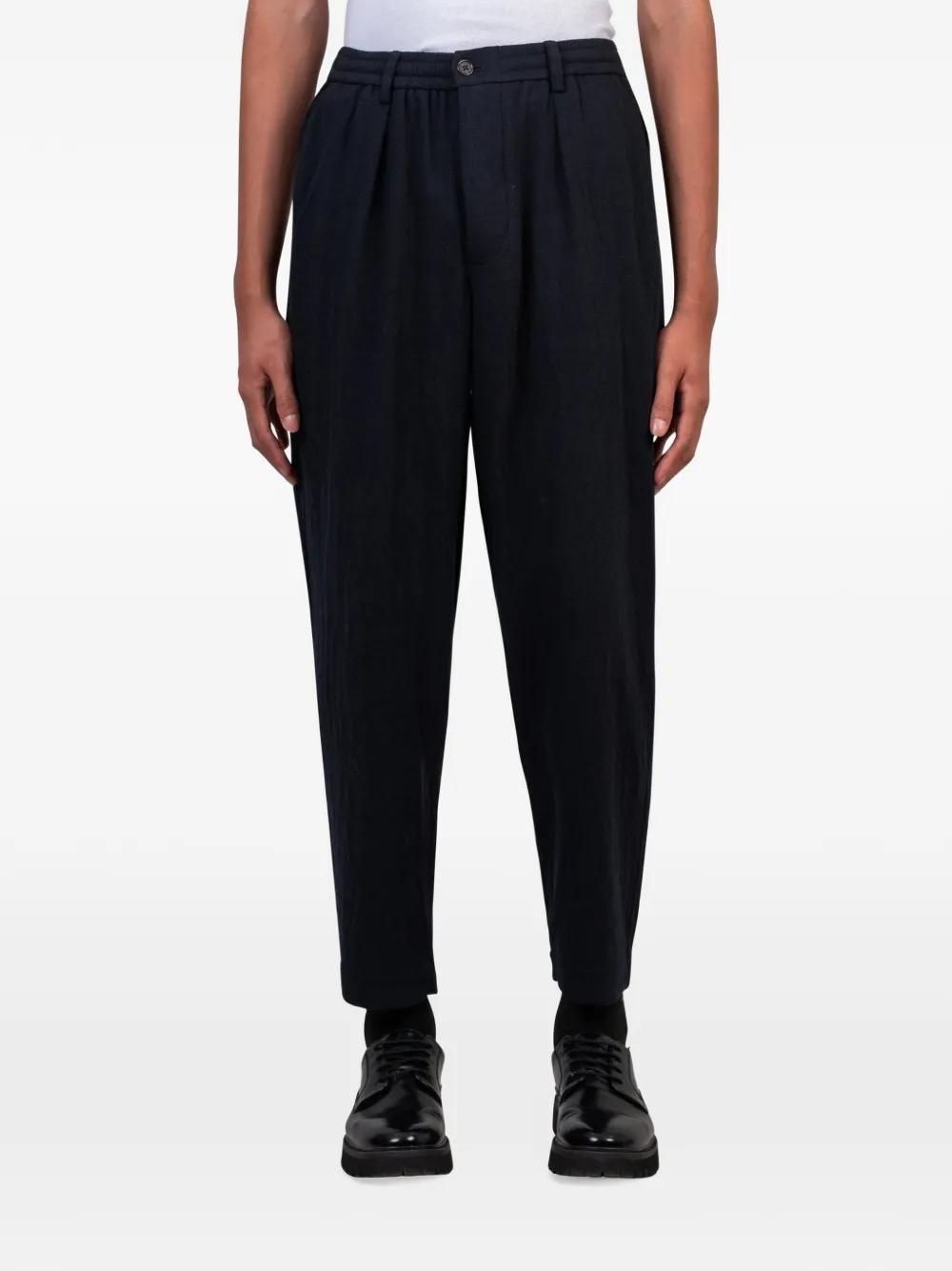 Universal Works Pleated Track pants - Blau