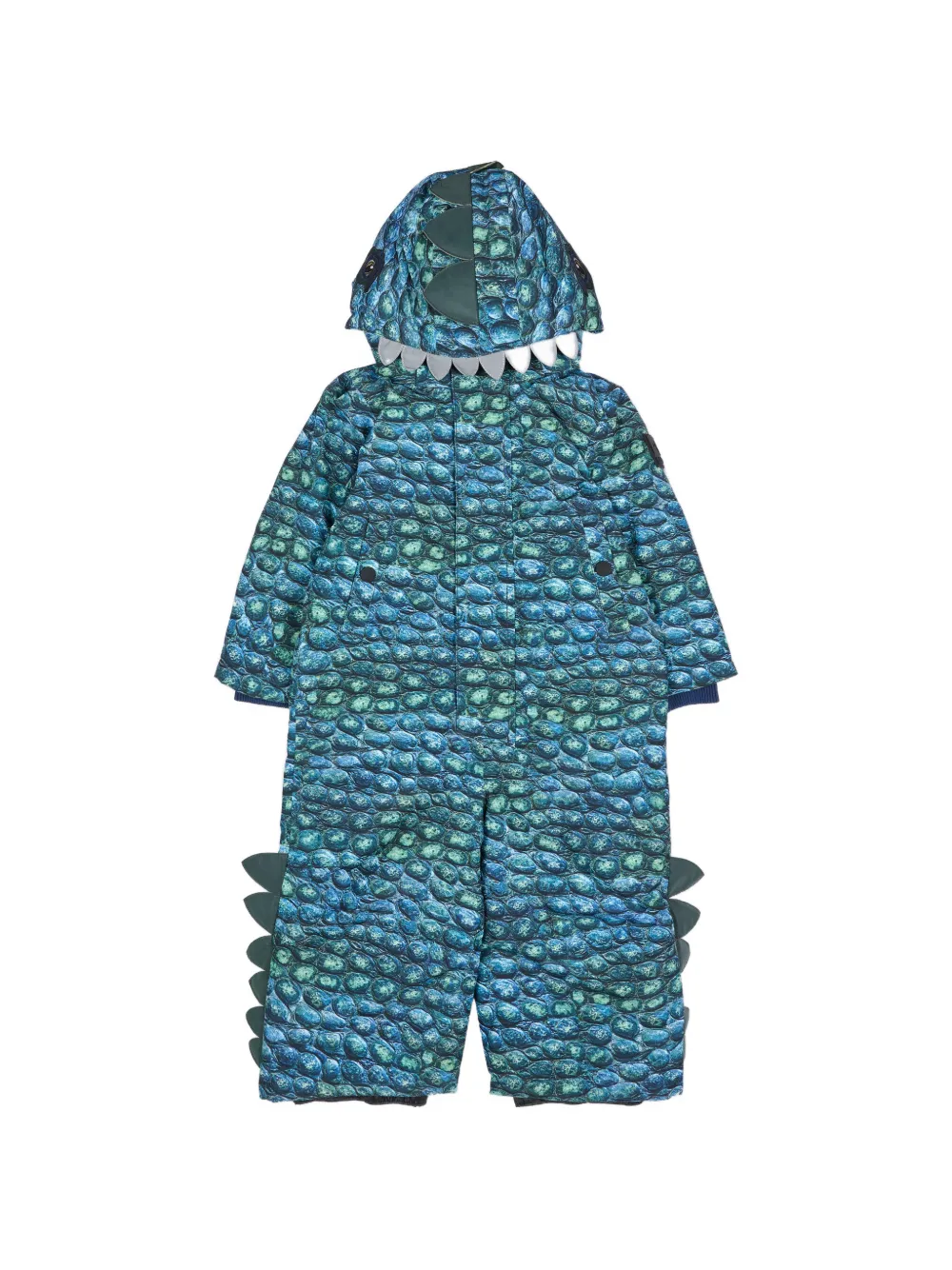 Molo Allosaurus skipak met capuchon Blauw