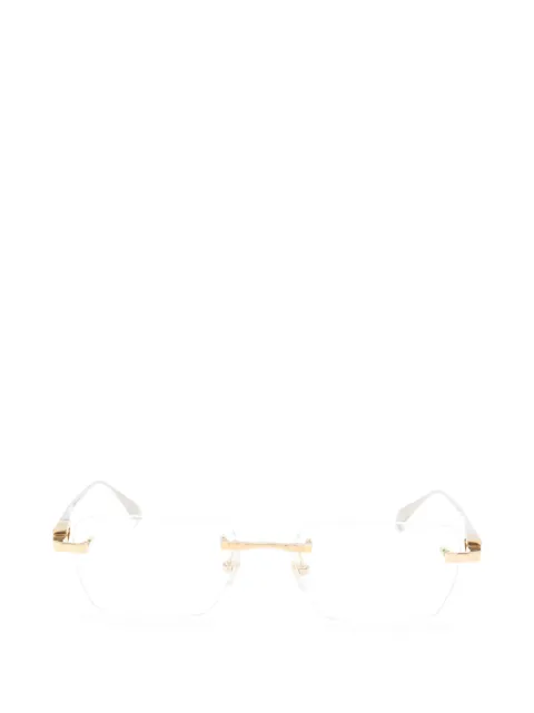 Cartier Eyewear rimless rectangle-frame glasses