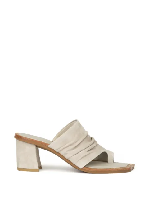 Ash Corine ruched toe-post sandals