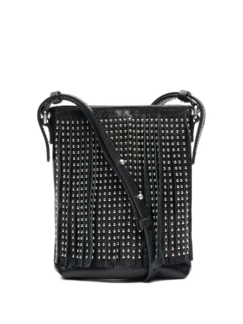 Ash Rubina fringe-trimmed studded bucket bag