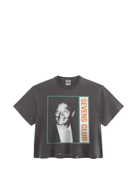 Triple Sevens graphic-print boxy-fit T-shirt