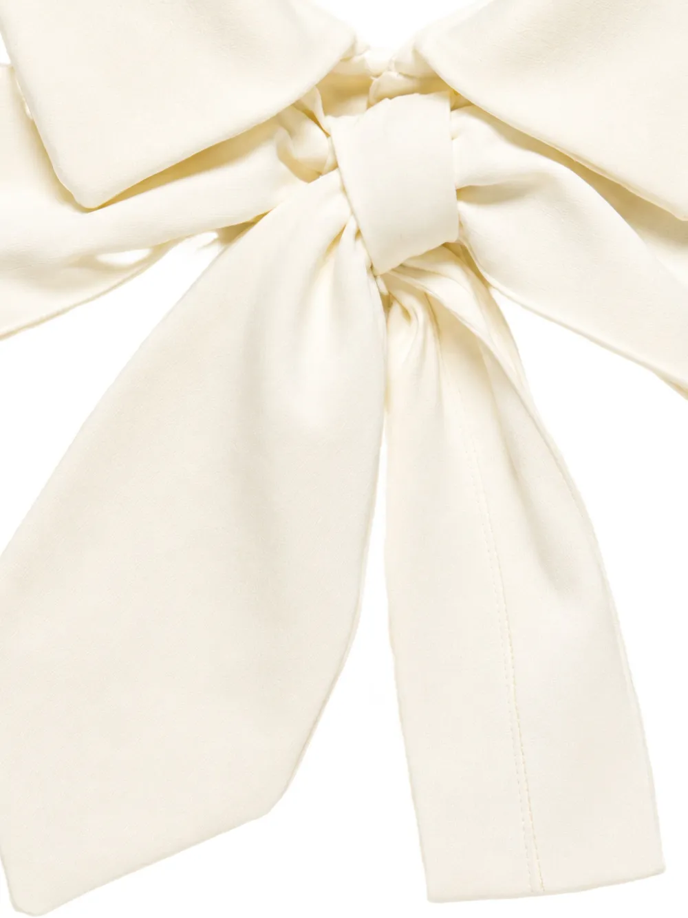 Miss Grant Kids Trui met strik-detail en kraag Beige