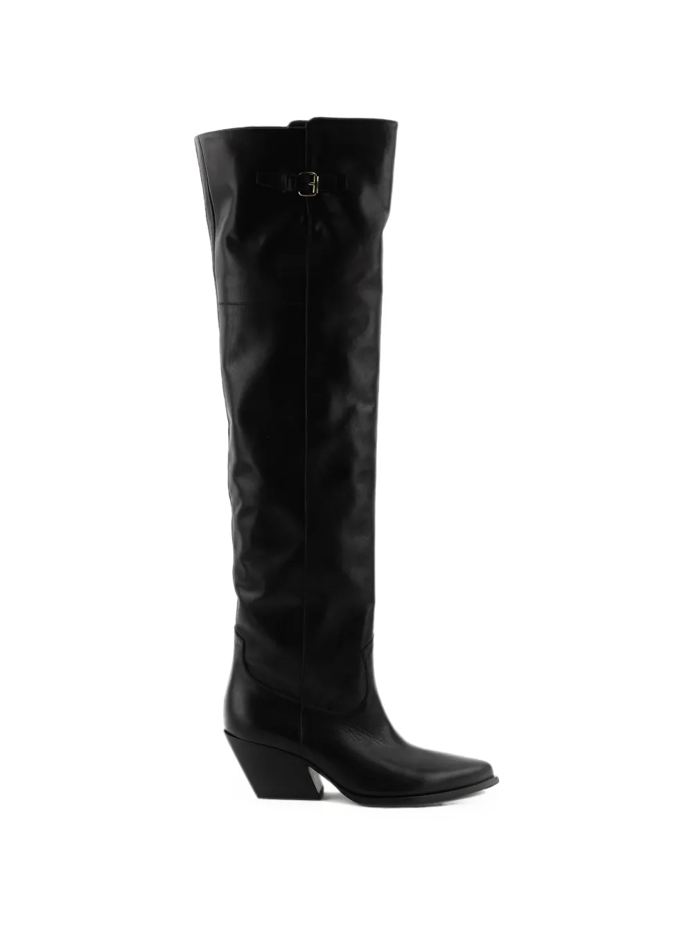 Elena Iachi leather over-the-knee boots