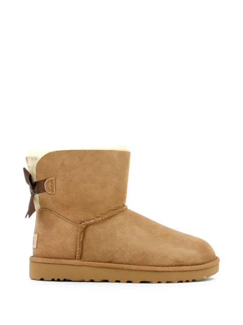 UGG botines Mini Bailey Bow II de piel