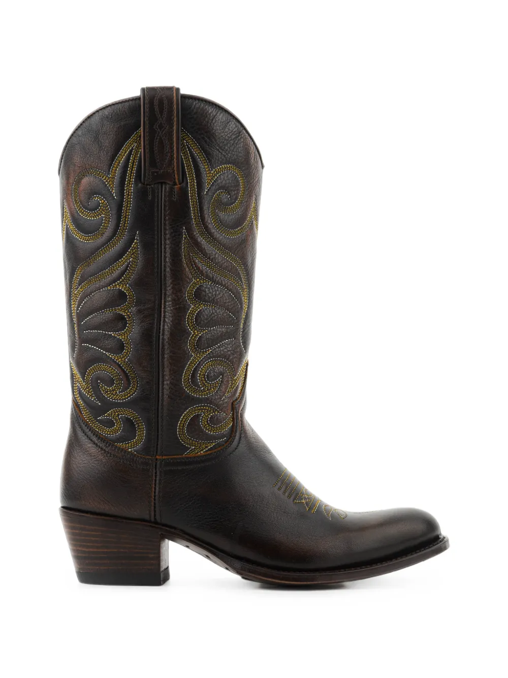 Paul Warmer leather cowboy boots