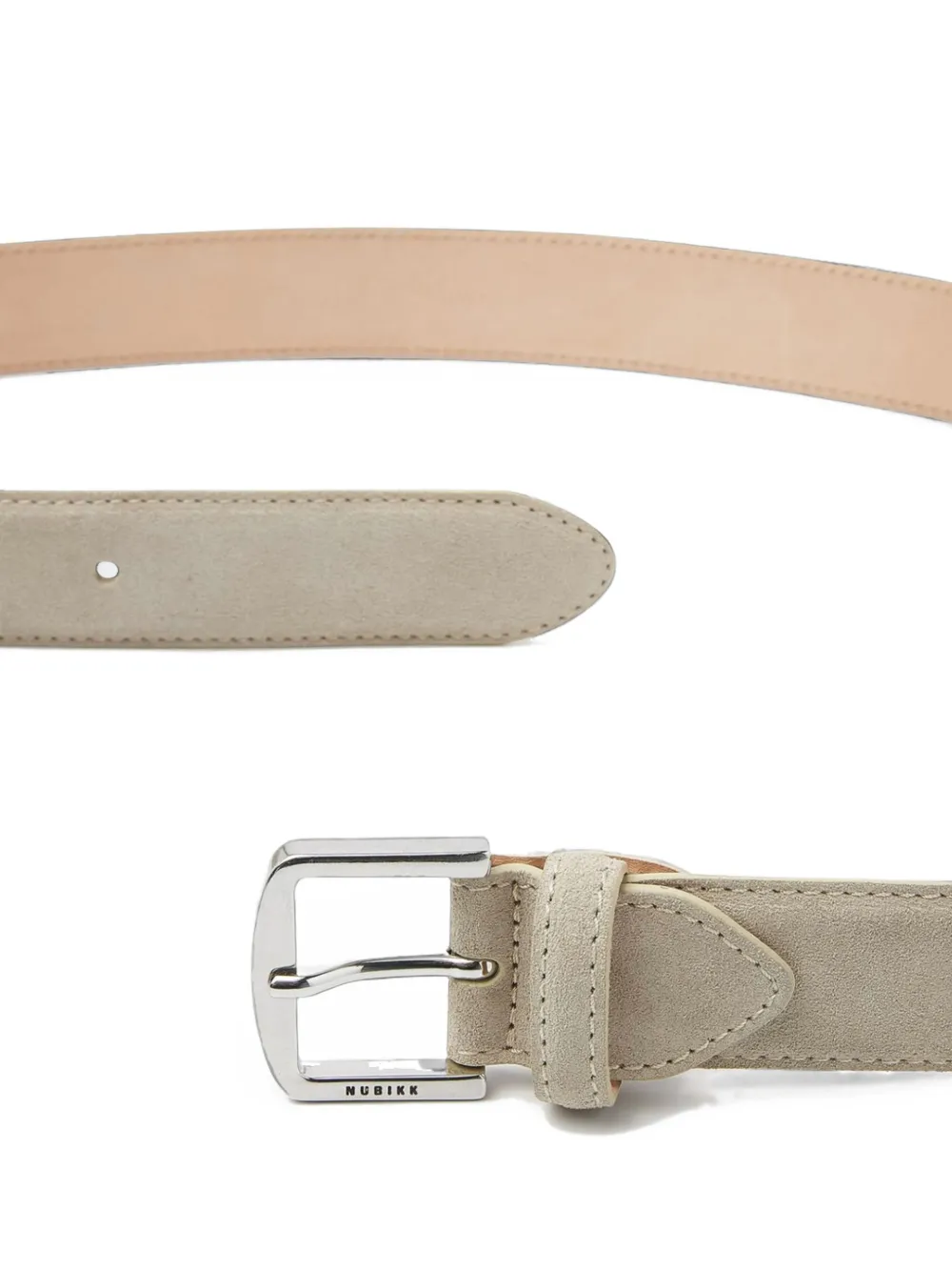 Nubikk James suède riem Beige