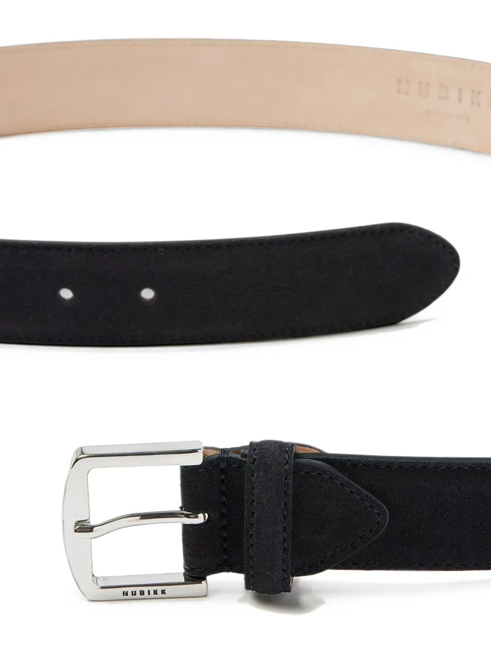 Nubikk James suède riem Zwart