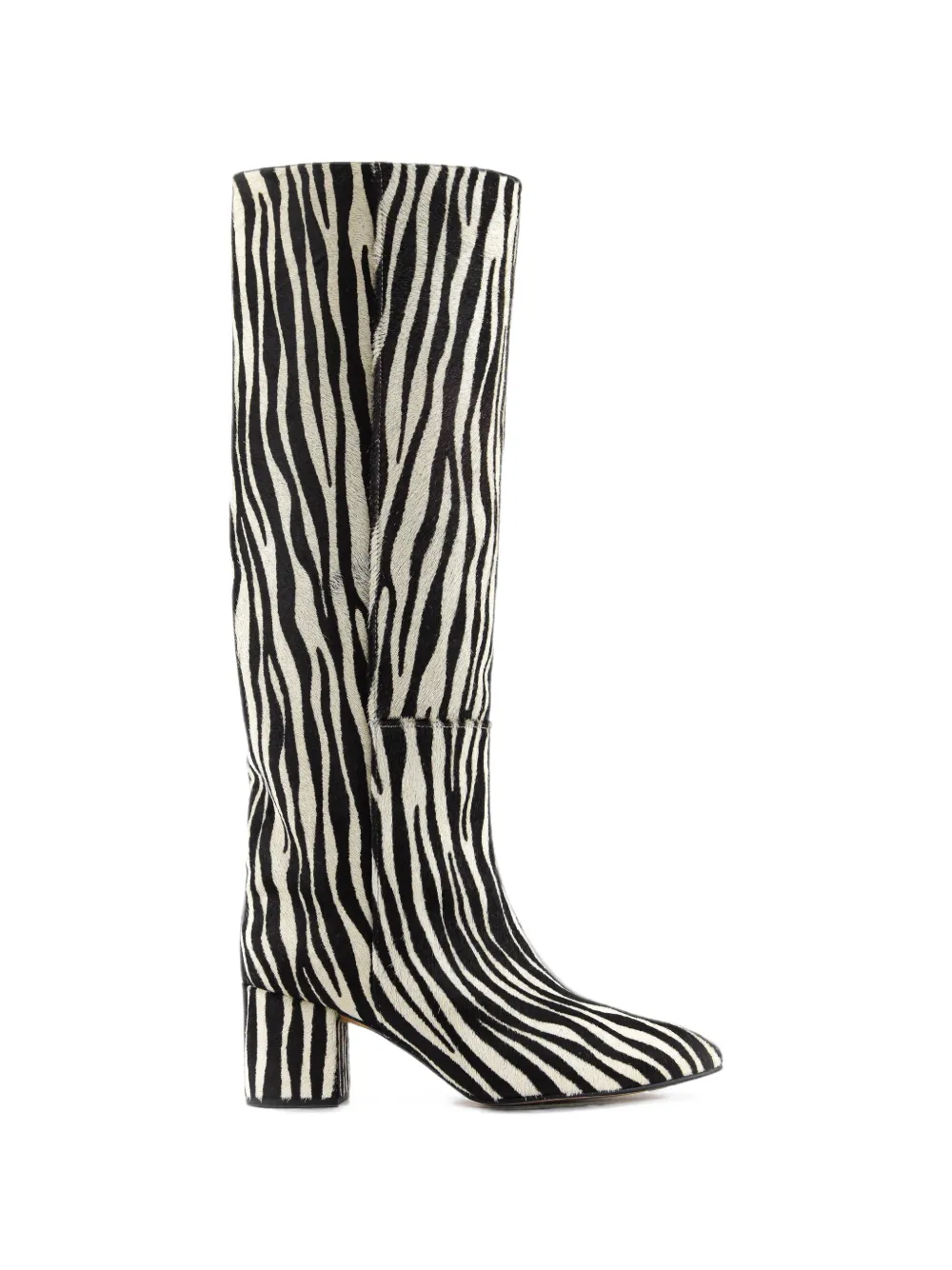 TORAL SHOES zebra-print pony-hair boots